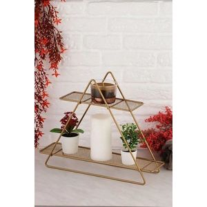 Dekorativní kovová nástěnná police Piramit D2K obraz