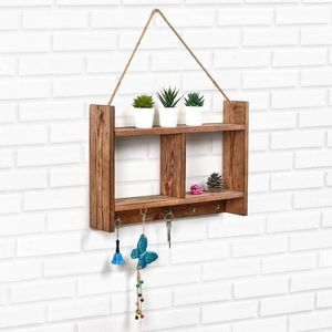 Wooden Shelf Spice Rack obraz