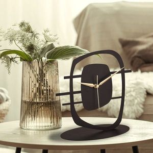 Dekorativní hodiny Macerie - Black obraz