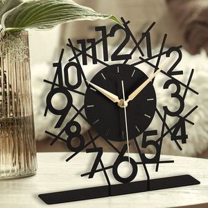 Dekorativní hodiny Lineal - Black obraz