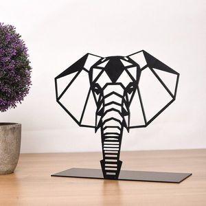 Dekorativní předmět Elephant - Black obraz