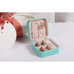 PU Leather Jewellery Box Mint obraz