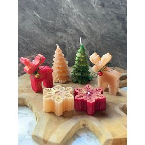 Candle Set (6 Pieces) Christmas Candle Set15 obraz
