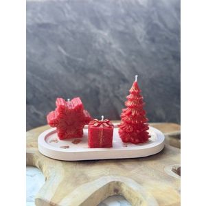 Candle Set (4 Pieces) Christmas Candle Set5 obraz