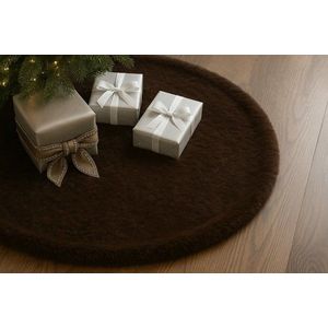 Christmas Tree Rug Yilbasi - Brown 8 obraz
