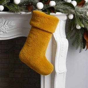 Christmas Stocking Pelush - Mustard obraz