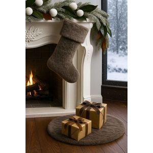 Christmas Stocking Pelush - Grey obraz