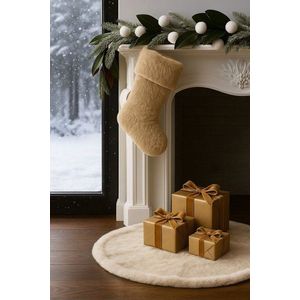 Christmas Stocking Pelush - Beige obraz