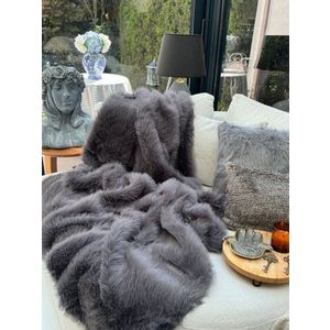 Přehoz na pohovkuLolita 200x75 - Anthracite obraz