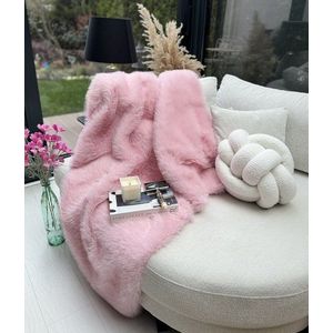 Přehoz na pohovku Lolita 150x100 - Pink obraz