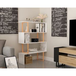 Knihovna Adriana - Gold, White obraz