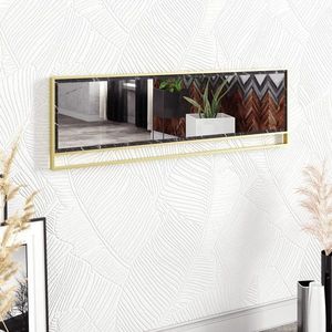 Decorative Chipboard Mirror Polka 2 - Black obraz