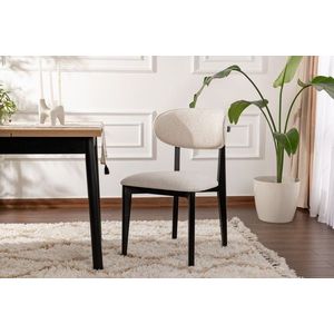 Sada židlí (2 kusy) Lionte - White, Black obraz