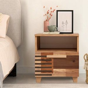 Noční stolek Leva Alfa Colorblock obraz