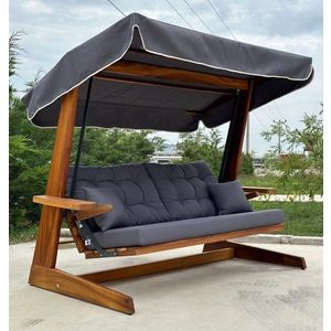 Garden Triple Swing Chair Sia 2400 - Anthracite obraz
