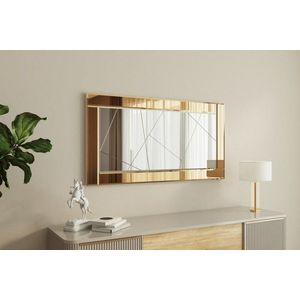 Zrcadlo Pierre - Bronze, White obraz