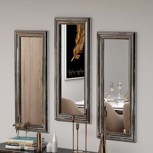 Mirror Set (3 Pieces) Lavia - Silver obraz