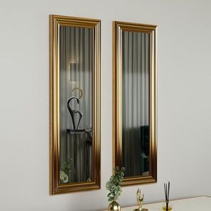 Mirror Set (2 Pieces) Candy - Gold obraz