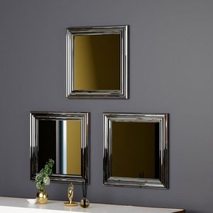 Mirror Set (3 Pieces) Otto - Silver obraz