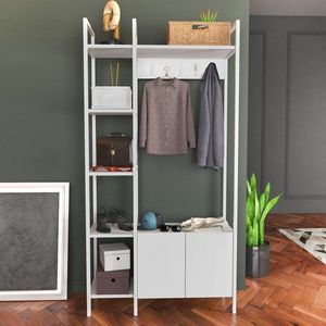 Předsíňová stěna Doga - White obraz