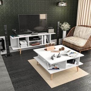 Konferenční stolek Akya Coffee Table - White obraz