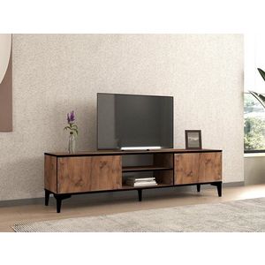 TV stolek Begi - Atlantic Pine, Black obraz