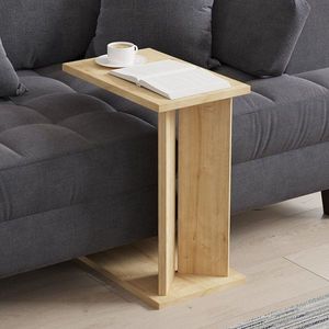 Odkládací stolek / Příruční stolek Lun - Sapphire Oak obraz