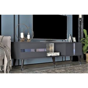 TV stolek Vania - Anthracite, Silver obraz