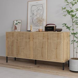 Konzolový stolek Evolet - Sapphire Oak obraz