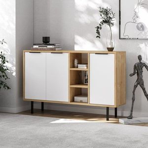 Konzolový stolek Viyana - Sapphire Oak, White obraz