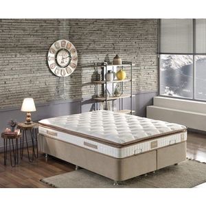 Mattress Queen 140x190 cm Double Size Padded Firm Mattress obraz