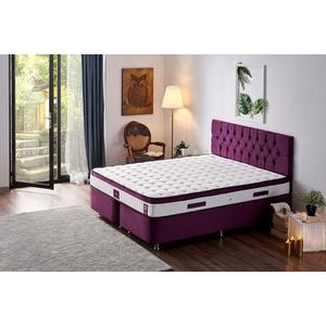 Mattress Violet 140x190 cm Double Size Middle Firm Mattress obraz