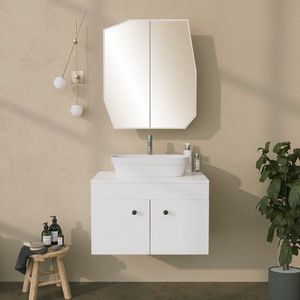 Koupelnová skříňka Quartz Cabinet - White obraz