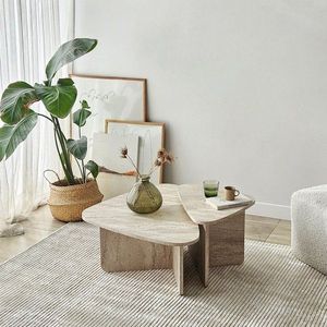 Sada konferenčních stolků Ballare Set - Travertine obraz