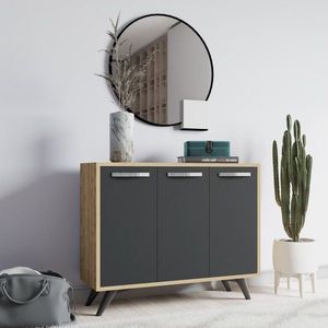 Víceúčelová skříňka Piffa - Oak, Anthracite obraz