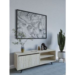 TV stolek Maku - Travertine obraz