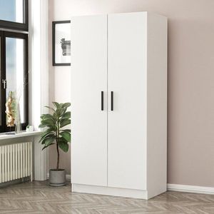 Šatní skříň Kale Chain White - 190 obraz