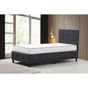 Single Mattress, Base & Headboard Hira Set 90 x 190 - Anthracite obraz