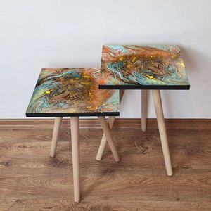 Sada odkládacích stolků (2 kusy) 2Shp280 - Multicolor obraz