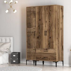 Šatní skříň Kumsal PT - Walnut obraz