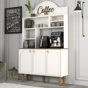 Coffee Bar Cabinet Bohem 861 - Cream obraz