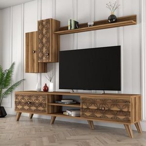 TV stěna / Sestava pod TV Class S - Walnut obraz