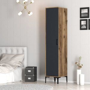 Šatní skříň Kumsal S - Walnut, Anthracite obraz