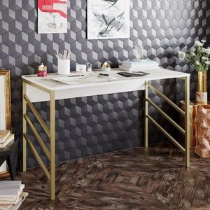 Psací stůl Tuna - Gold obraz