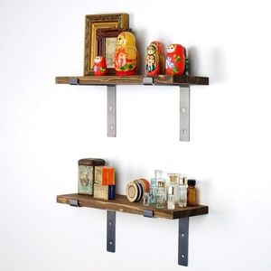 Dekorativní dřevěná nástěnná police Lam003 obraz