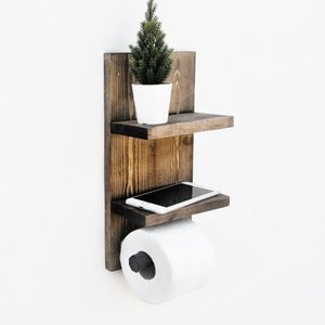 Dekorativní dřevěná nástěnná police Boruraf219 obraz