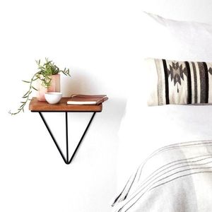 Dekorativní dřevěná nástěnná police Wr037 obraz