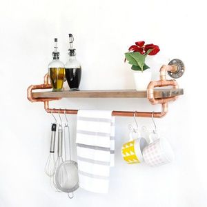 Dekorativní dřevěná nástěnná police Cop045 obraz