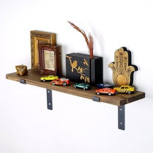 Dekorativní dřevěná nástěnná police Lam002 obraz