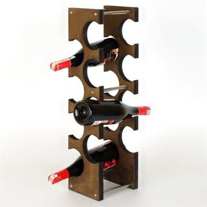 Decorative Wooden Wine Rack Meh216 obraz